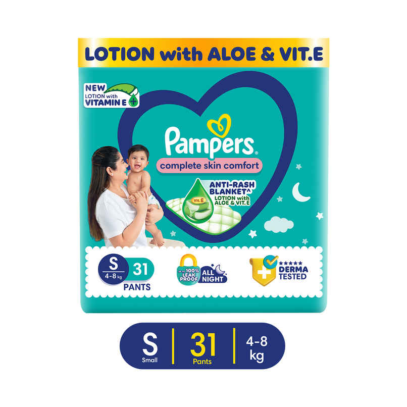 Pampers All Round Protection Pant Style Diaper | S | 31 pcs