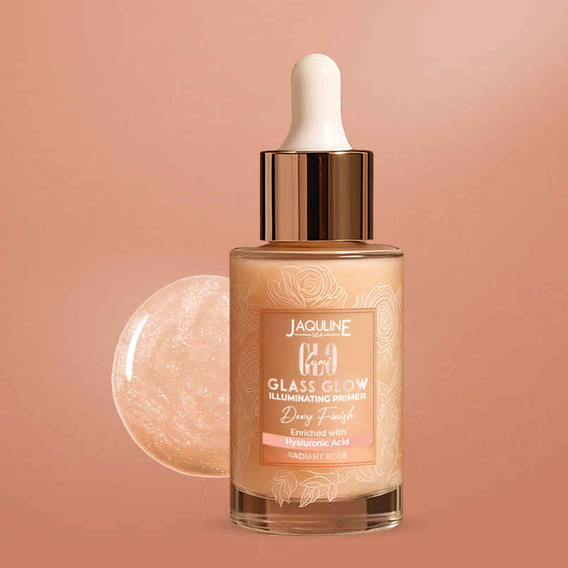 Jaquline USA Lumi Glo Glass Glow Illuminating Primer | Radiant Rose Jaquline USA Lumi Glo Glass Glow Illuminating Primer | Radiant Rose