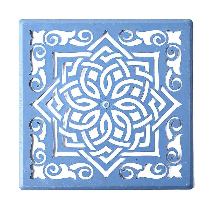 Designer Square Rangoli Stencil | Design 2 | 8 x 8 inch | Satvik Designer Square Rangoli Stencil | Design 2 | 8 x 8 inch | Satvik