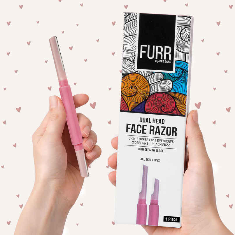 FURR By Pee Safe Dual Head Face Razor FURR By Pee Safe Dual Head Face Razor