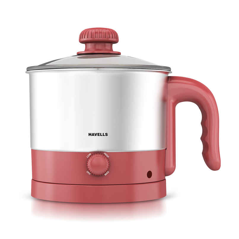 Havells Culinox Multicook Kettle | Food Grade Body with Cool Touch Handle |Pink Havells Culinox Multicook Kettle | Food Grade Body with Cool Touch Handle |Pink
