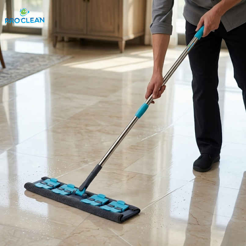 PROCLEAN 24 Inch 360 Degree Flat Mop | Seagreen - 51 in PROCLEAN 24 Inch 360 Degree Flat Mop | Seagreen - 51 in