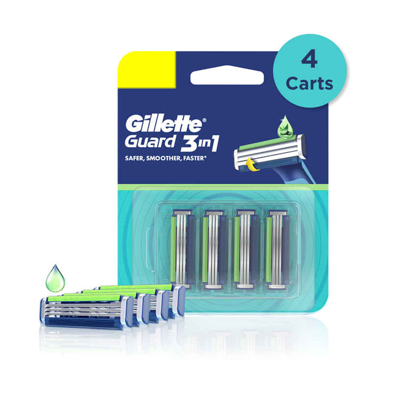 Gillette Guard 3in1 Mens Razor Cartridge Gillette Guard 3in1 Mens Razor Cartridge
