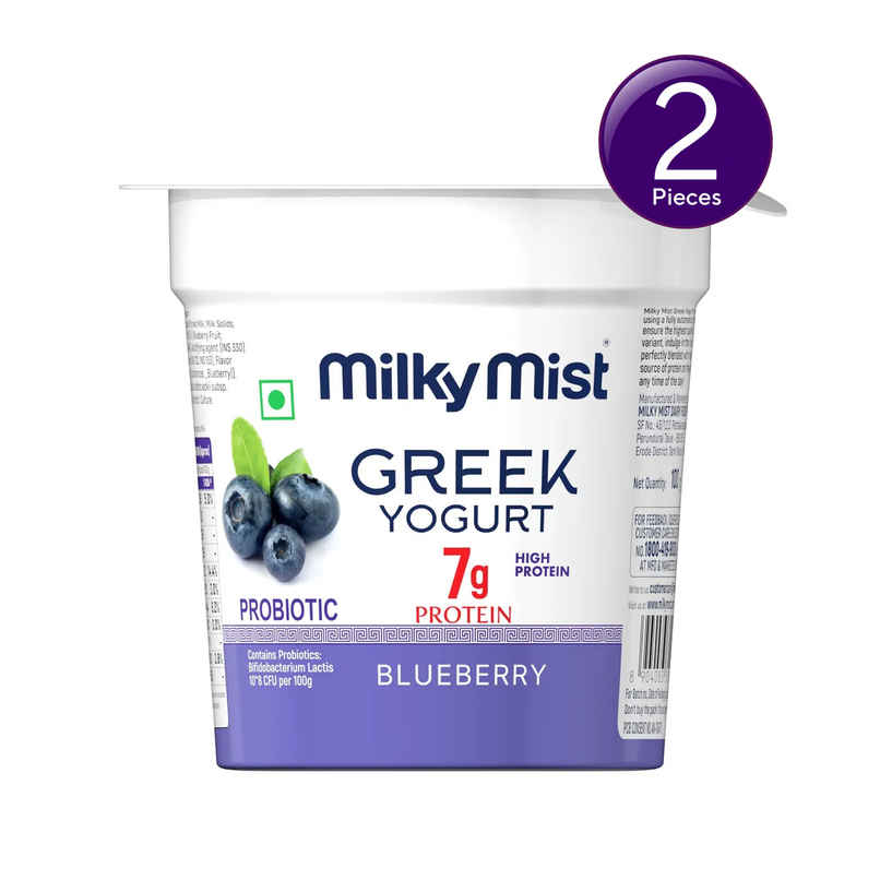Milky Mist Greek Yogurt Blueberry Combo