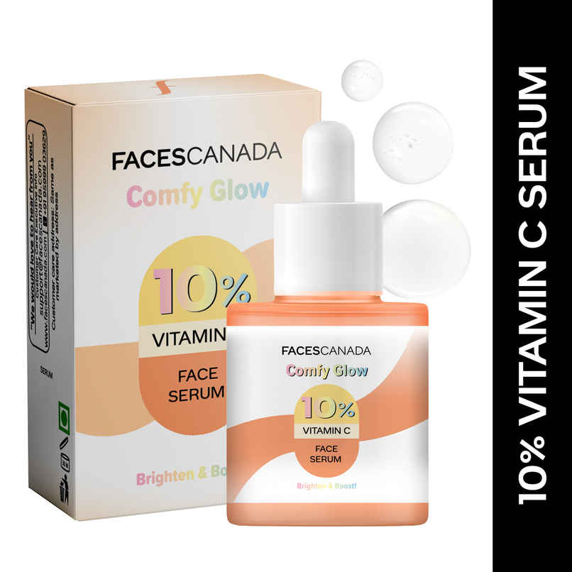 FACES CANADA Comfy Glow 10% Vitamin C Face Serum | Brightens Complexion
