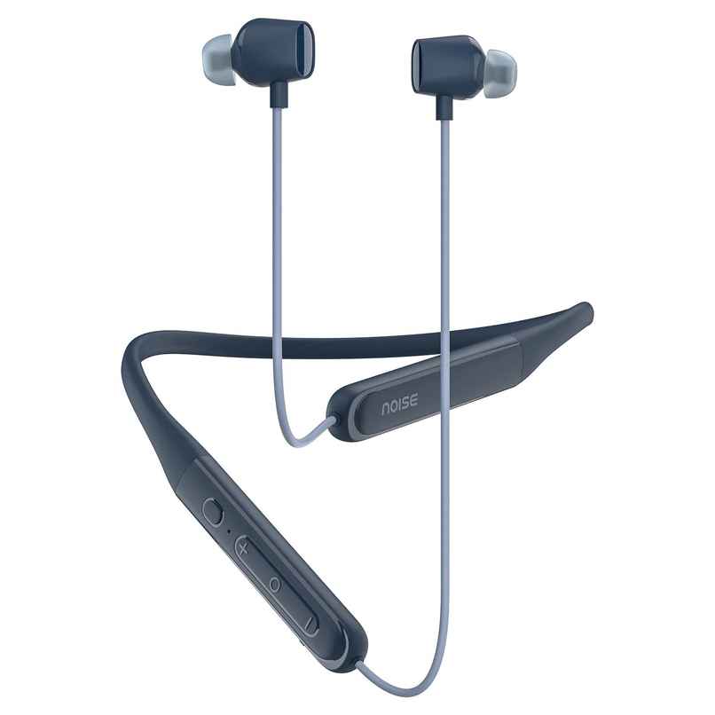 Noise Airwave Crest Bluetooth Wireless Neckband Earphones with Mic | Velvet Blue