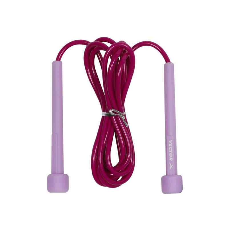 Vector X Lightweight Jump Rope | Adjustable With Plastic Handles | Tangle-Free Purple Vector X Lightweight Jump Rope | Adjustable With Plastic Handles | Tangle-Free Purple
