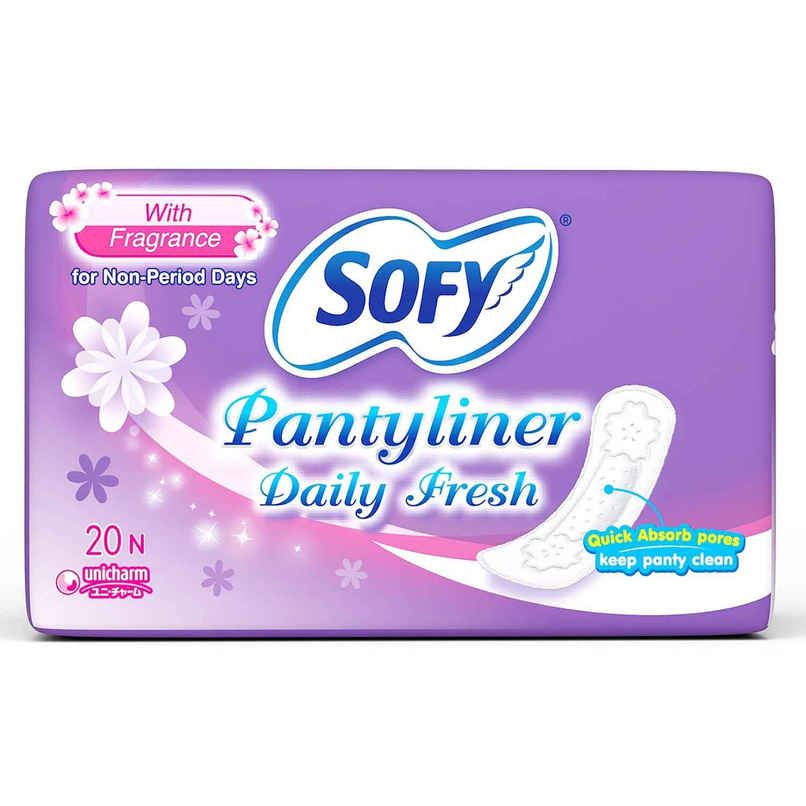 Sofy Daily Fresh Women Pantyliners | Prevents Spotting | Ultra Thin Sofy Daily Fresh Women Pantyliners | Prevents Spotting | Ultra Thin