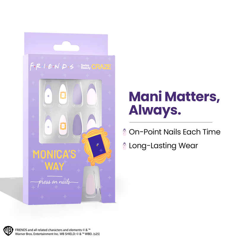 Swiss Beauty Craze Monicas Way Press On Nails