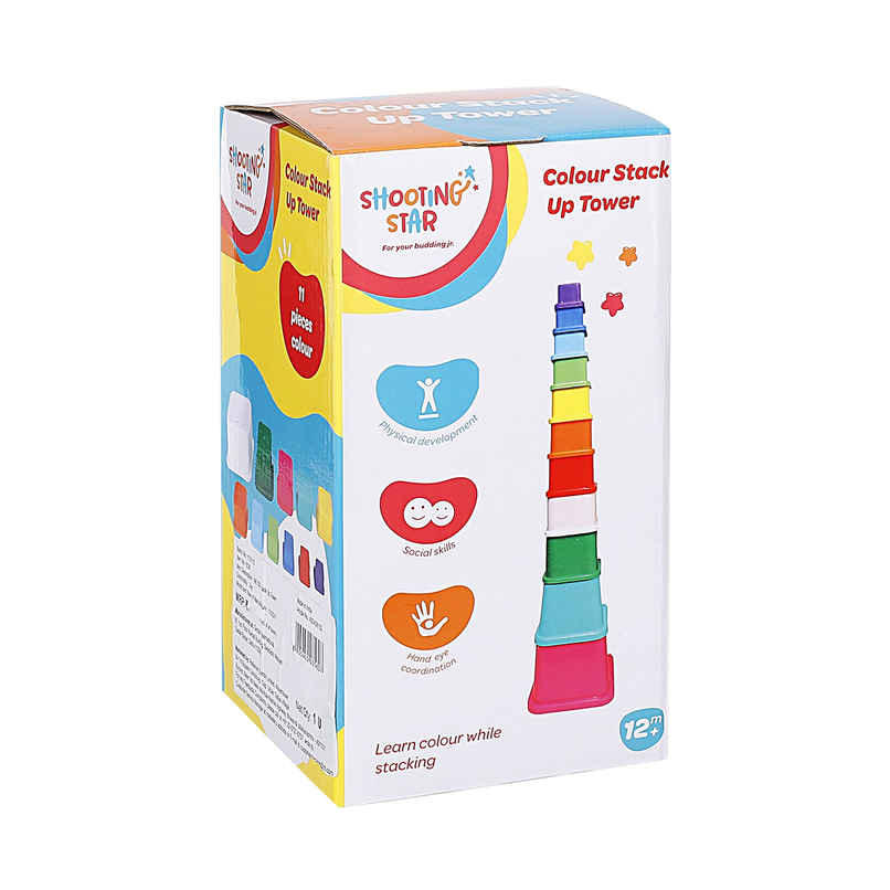 Hamleys Shooting Star Colour Stack Up Tower Multicolor 1Y+