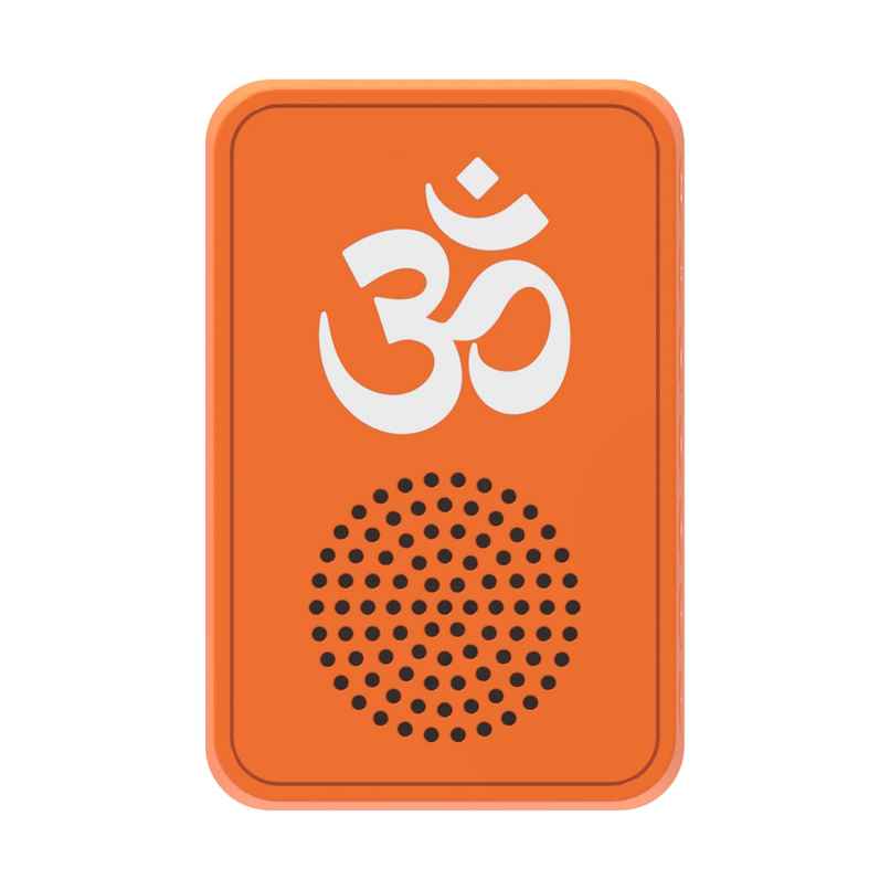 Saregama Carvaan Bhakti Plug Play Devotional Music Player,With 25 Mantras And Chalisa,Orange)