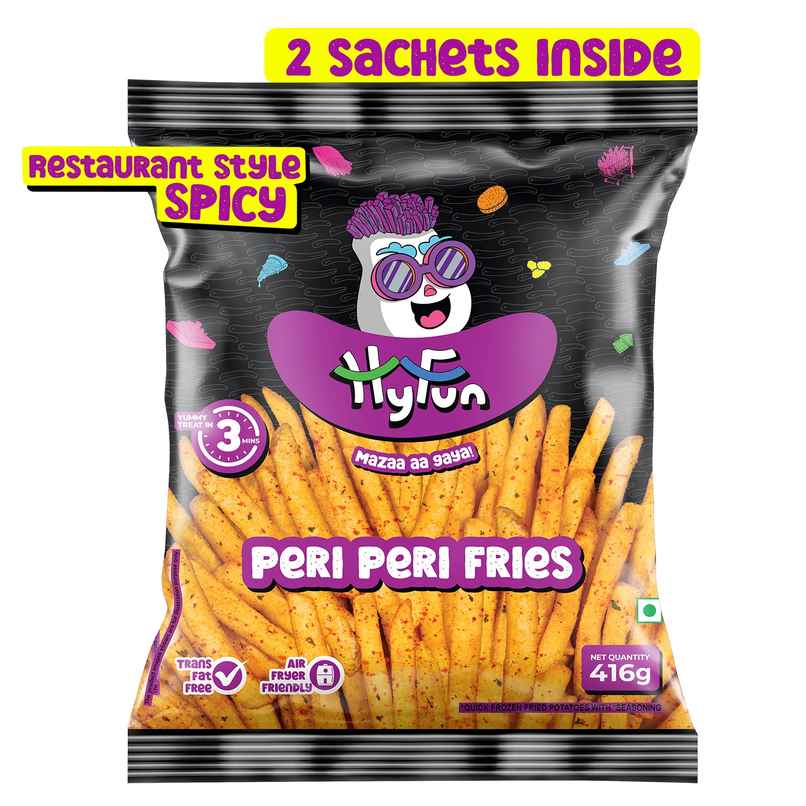 HyFun Peri Peri French Fries, Hot & Spicy | Frozen HyFun Peri Peri French Fries, Hot & Spicy | Frozen