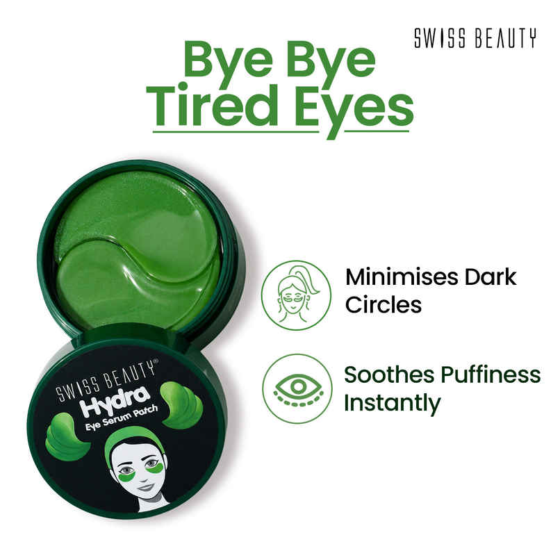 Swiss Beauty Hydra Eye Serum Patches With Aloe Vera Swiss Beauty Hydra Eye Serum Patches With Aloe Vera