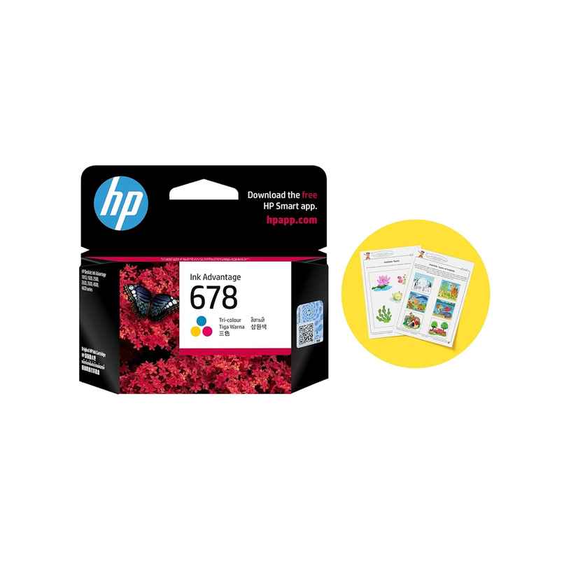 HP 678 Tri-color Ink Cartridge