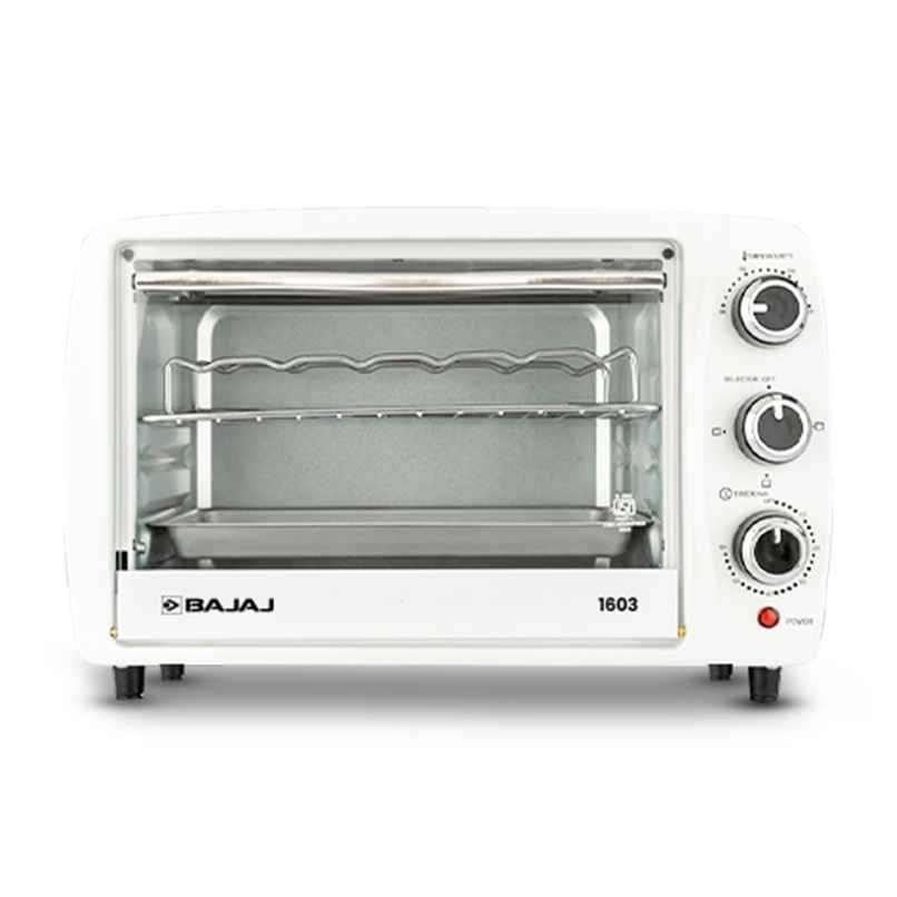Bajaj 1603 16 Liters Oven Toast Grill (OTG),White