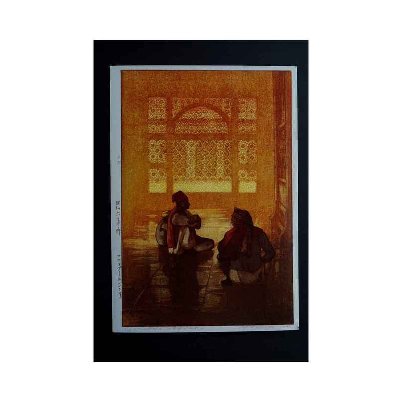 Daak Vaak Art Print - Jaali At Fatehpur Sikri By Hiroshi Yoshida