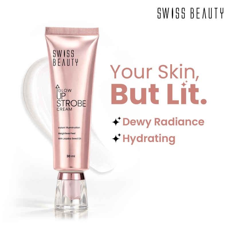 Swiss Beauty Glow Up Strobe Cream - 01 Pink Twilight