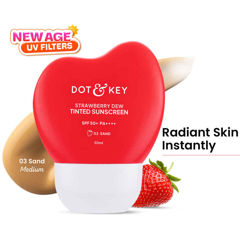 Dot & Key Strawberry Dew Tinted Sunscreen SPF 50+ PA++++ - 03 Sand Dot & Key Strawberry Dew Tinted Sunscreen SPF 50+ PA++++ - 03 Sand