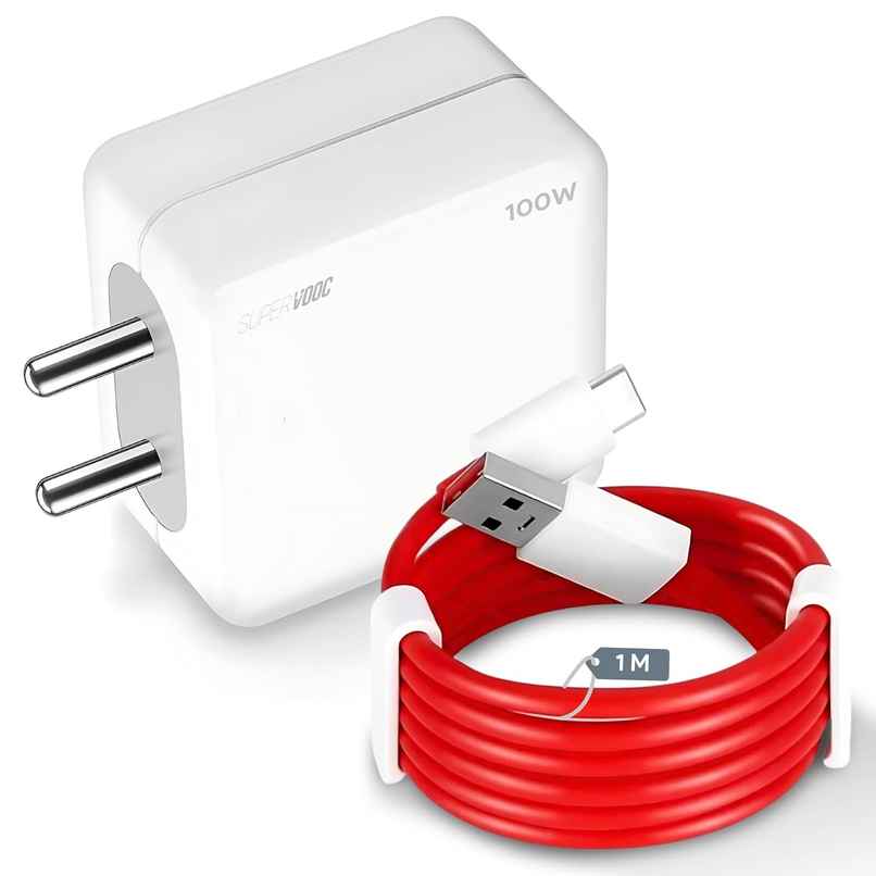 Ailkin 100W DASH|WRAP|SUPERVOOC Fast Charging Adapter & USB to Type-C Cable for OnePlus