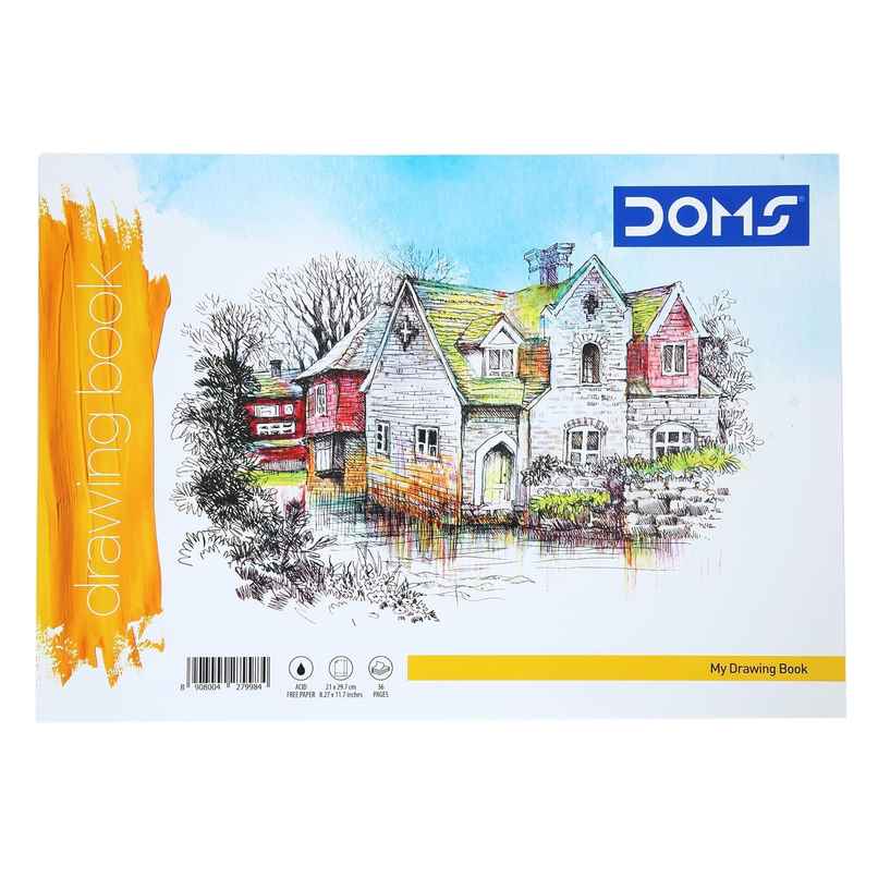 Doms Yellow Drawing Book Unruled (36 Pages, 29.7 x 21 cm) Doms Yellow Drawing Book Unruled (36 Pages, 29.7 x 21 cm)