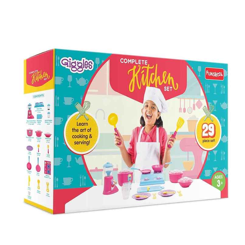 Giggles Funskool Complete Kitchen Set Role Play Toy