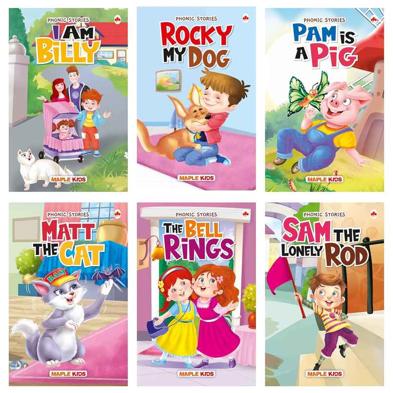 Phonic Reader (Illustrated) (Set of 6 Books) - Story Books for Kids Phonic Reader (Illustrated) (Set of 6 Books) - Story Books for Kids