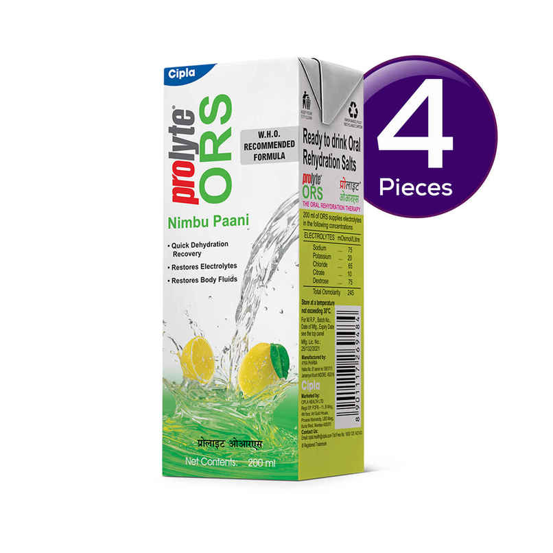 Cipla Prolyte ORS Nimbu Paani Combo Cipla Prolyte ORS Nimbu Paani Combo