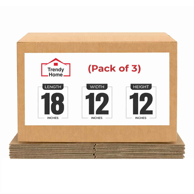 Senego Cardboard Box | 5 Ply | 18 x 12 x 12 inch Senego Cardboard Box | 5 Ply | 18 x 12 x 12 inch