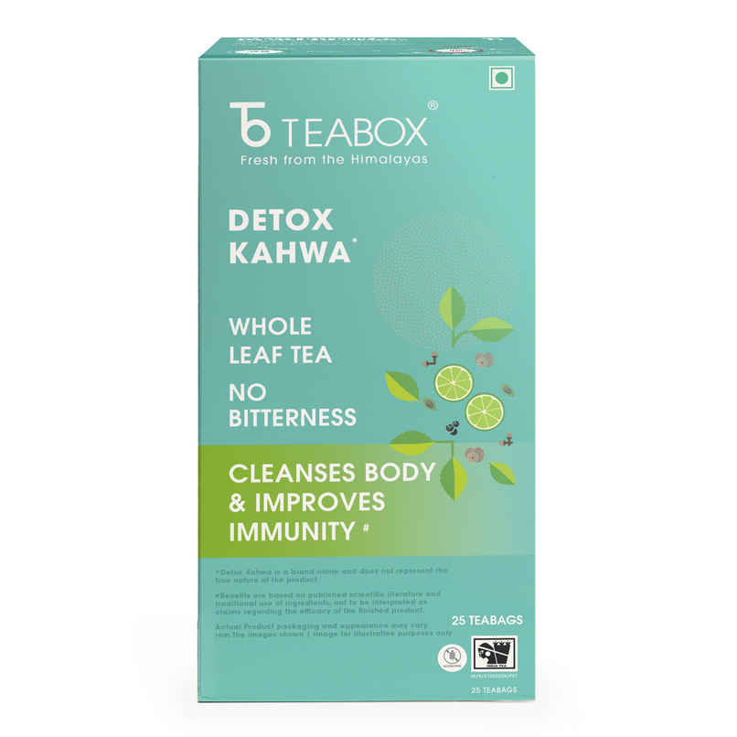 Teabox Detox Desi Kahwa | Fresh Spiced Green Tea for Boosting Immunity Teabox Detox Desi Kahwa | Fresh Spiced Green Tea for Boosting Immunity