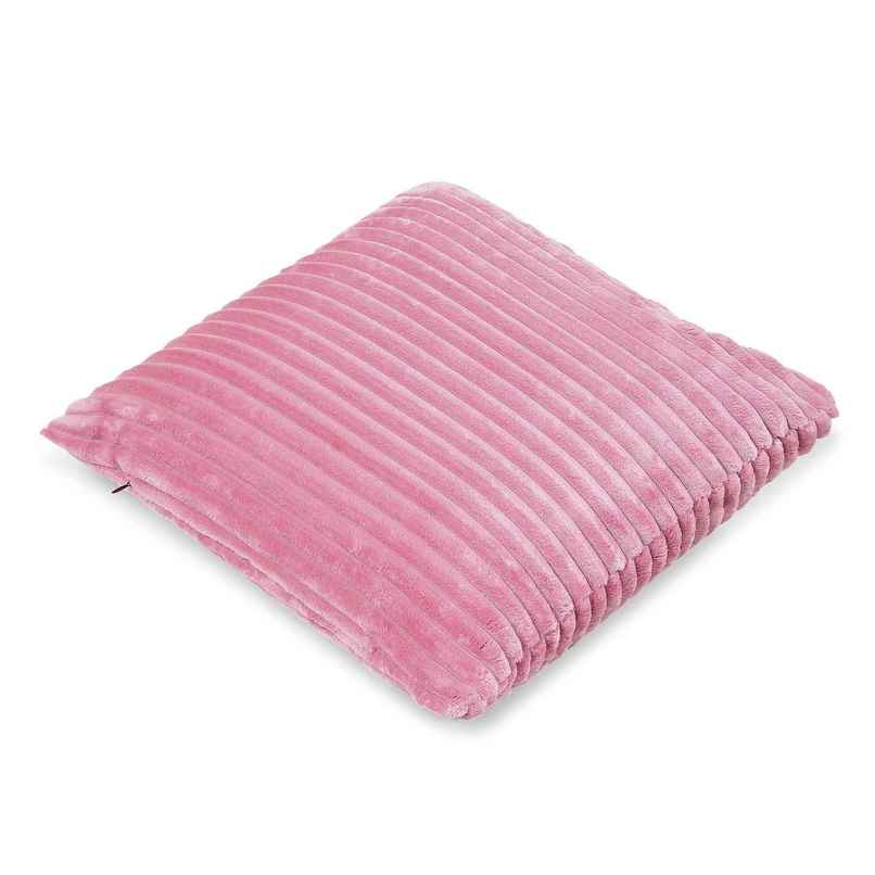 Status Ribbed Memory Foam Cushion 40 x 40 Cm - Pink