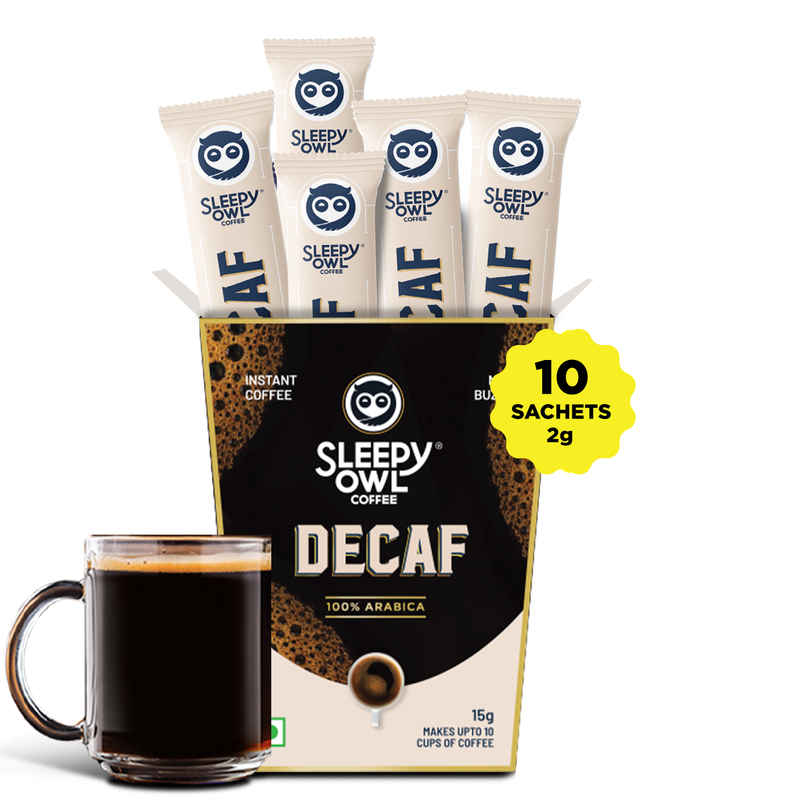 Sleepy Owl Decaf Arabica Instant Coffee Sachets