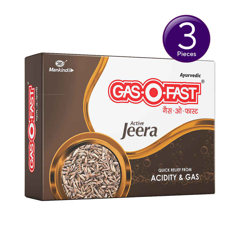Mankind Gas-O-Fast Active Jeera Powder Combo 