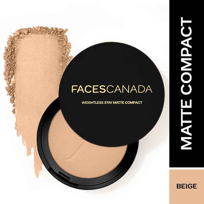 Faces Canada Compact Powder - Beige | Enriched With Vitamin E