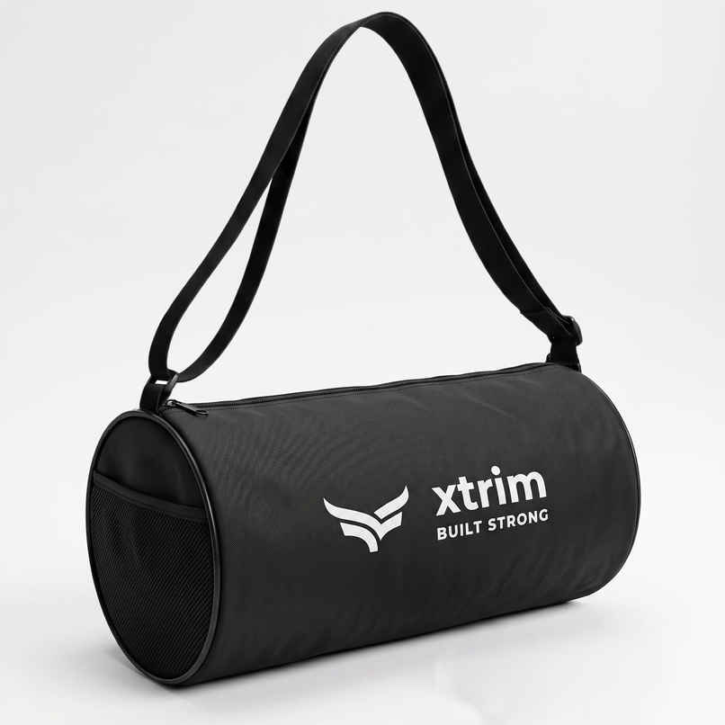 Xtrim Flex Duffle Bag 20L with Shoe Compartment for Men & Women | Gym, Travel & Sports Bag | Black Xtrim Flex Duffle Bag 20L with Shoe Compartment for Men & Women | Gym, Travel & Sports Bag | Black