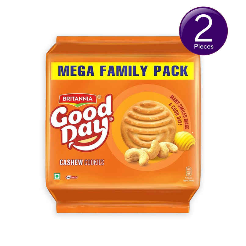 Britannia Good Day Cashew Cookies Family Pack Combo