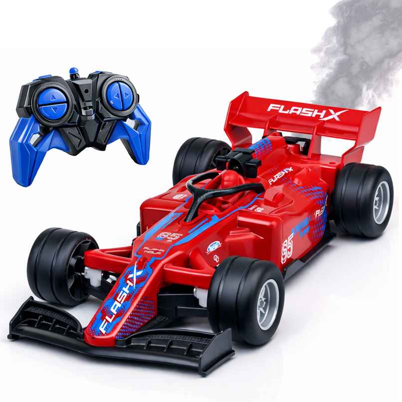 Race n Roll Motorsport Style RC Racing Car | With Vapor Trail | 45 Min Playtime | USB-C | Red Race n Roll Motorsport Style RC Racing Car | With Vapor Trail | 45 Min Playtime | USB-C | Red