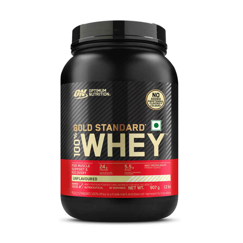 Optimum Nutrition Gold Standard Whey Protein Powder | Unflavored
