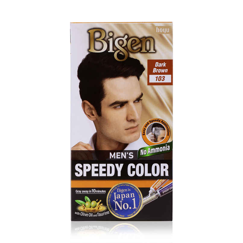 Bigen Men's Speedy Color | Dark Brown 103