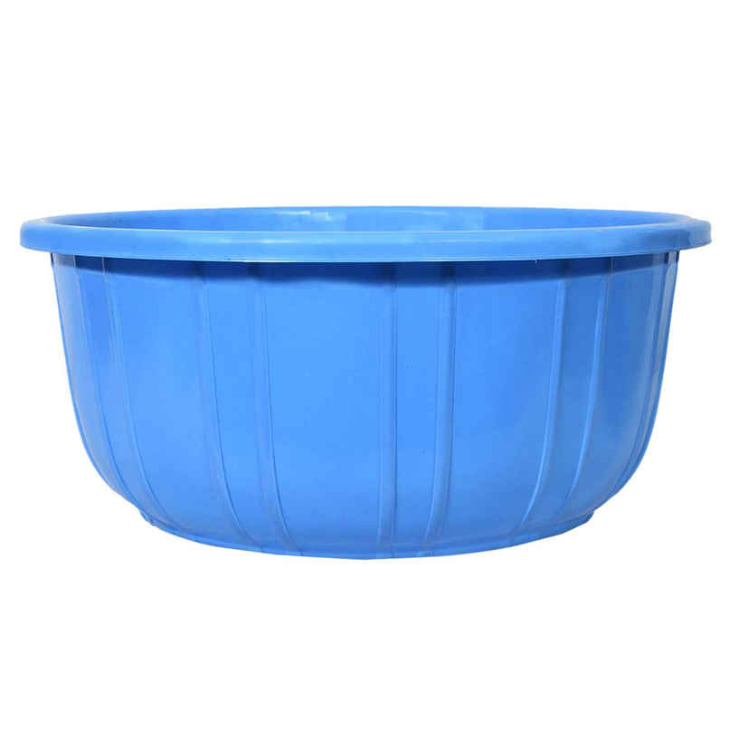Kuber Industries Plastic 40 L Bath/Washing Tub | Multipurpose & Unbreakable | Blue