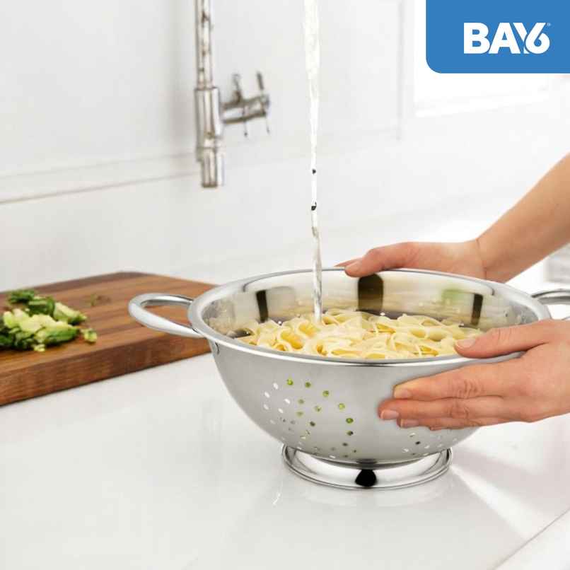 BAY6 Steel Colander - 24 cm (2500 ml) BAY6 Steel Colander - 24 cm (2500 ml)