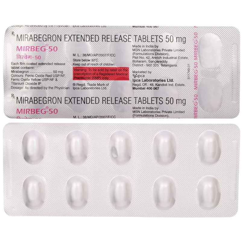 Mirbeg-50 Tablet ER