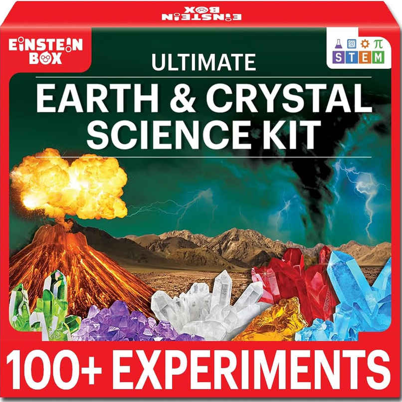 Einstein Box Ultimate Earth & Crystal Science Kit | Science Kits For Kids Age 6-14 Years