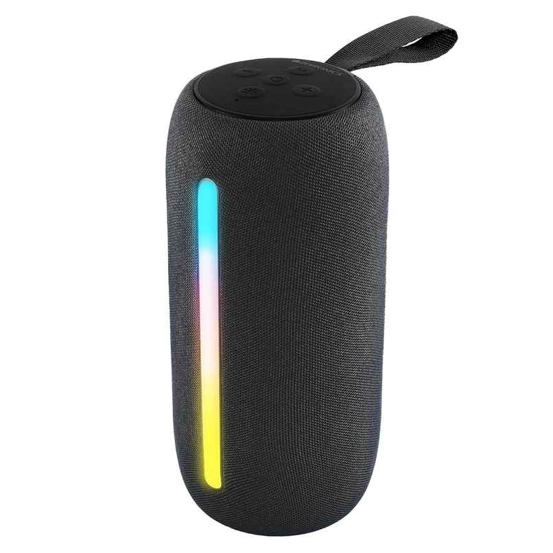Zebronics Sonic Pod 20 10W Bt Speaker, 15 Hr Playback, Rgb Led, Tws, Usb/Msd/Aux, Black Zebronics Sonic Pod 20 10W Bt Speaker, 15 Hr Playback, Rgb Led, Tws, Usb/Msd/Aux, Black