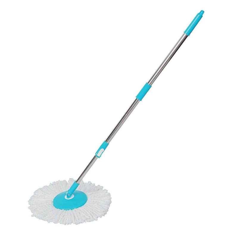 Esquire 360 Bucket Spin Mop Stick With Microfiber Refill | Blue Color
