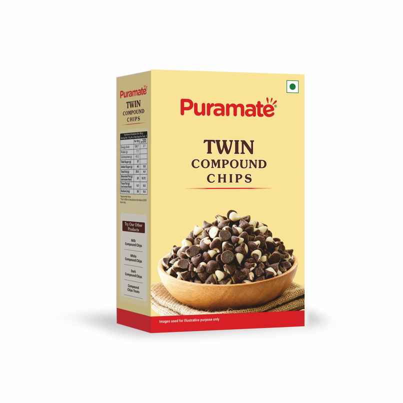 Puramate Twin Compound Chips | Multi-Purpose Baking Chips