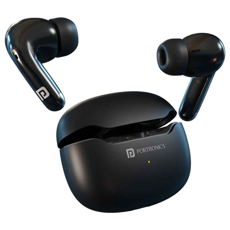Portronics Harmonics Twins 33 Smart TWS Earpods Black
