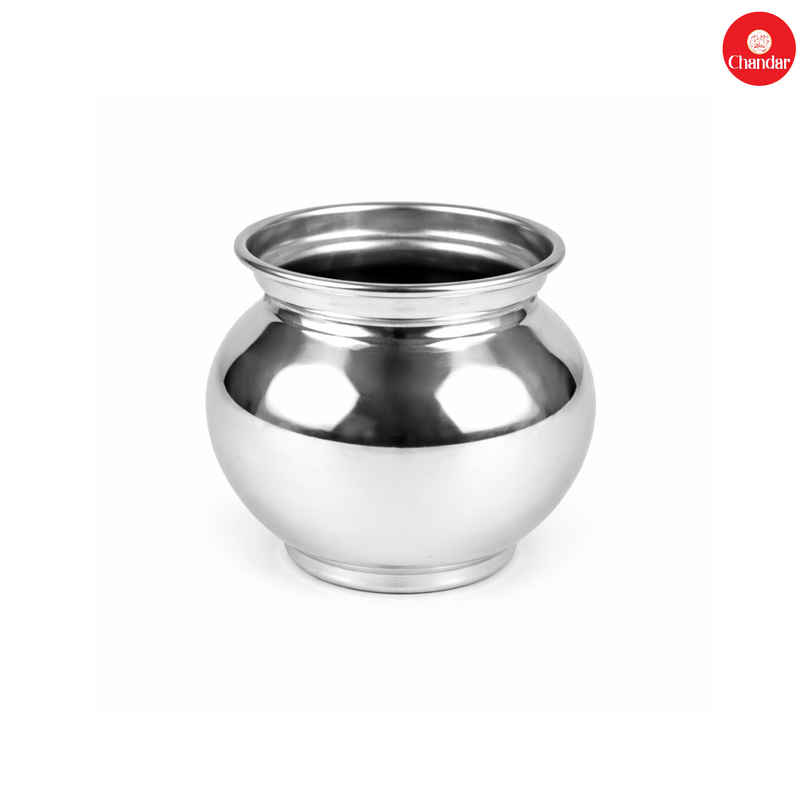 Silver Polished Pooja Lota | 300 ml | Chandar Silver Polished Pooja Lota | 300 ml | Chandar