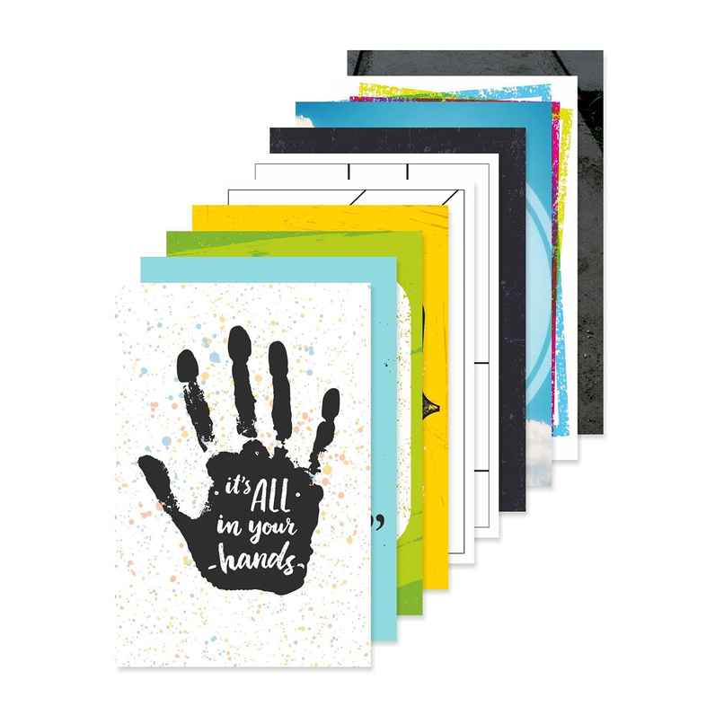 Paper Plane Design Wall Posters For Office Decor | Set of 10 | Size | 12 Inch x 18 Inch | D2