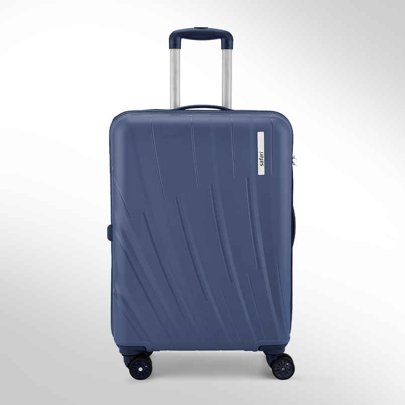Safari Vamos Cabin Trolley Bag, 8 Wheels, Hard, Polypropylene | Cyan - 55cm Safari Vamos Cabin Trolley Bag, 8 Wheels, Hard, Polypropylene | Cyan - 55cm