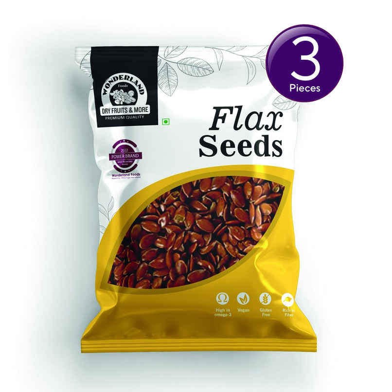 Wonderland Foods Flax Seeds Combo 